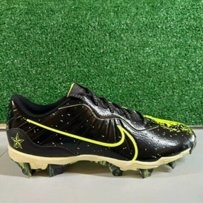 Nike Alpha Huarache 4 Baseball Cleats Keystone 4 Black Lime Mens 11.5 FV6098-001