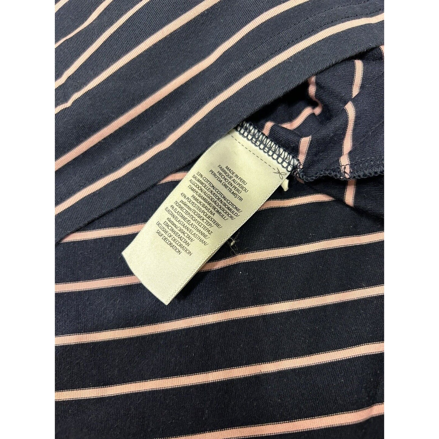 Polo Ralph Lauren Polo Shirt Mens Large Blue Pink Striped Short Sleeve Golf Work