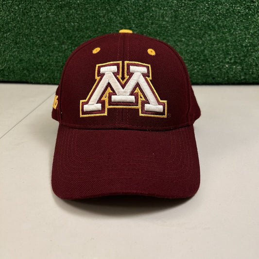 Minnesota Gophers Baseball Hat Cap Mens Strapback Maroon White Logo Big Ten