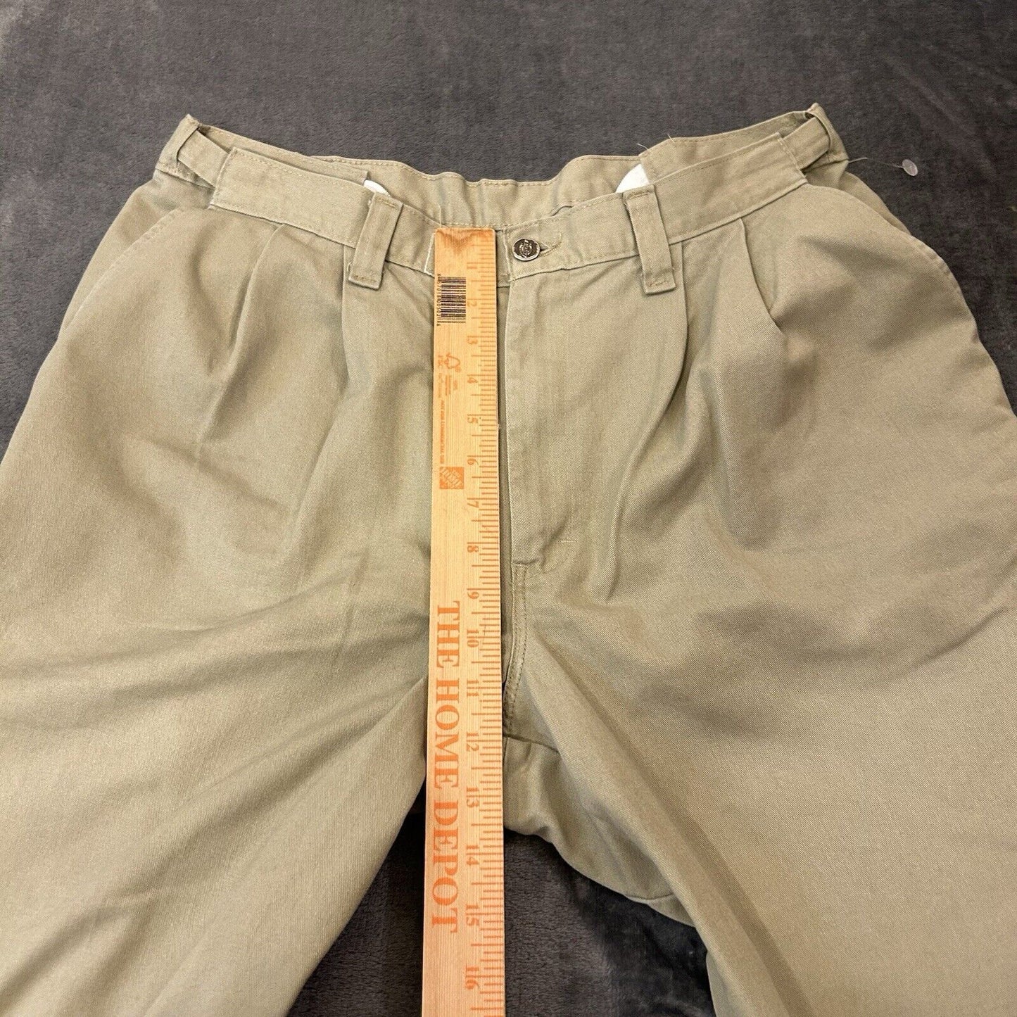 Dickies Chino Pants Mens 34x32" Brown Straight Work Canvas Wrokwear Casual