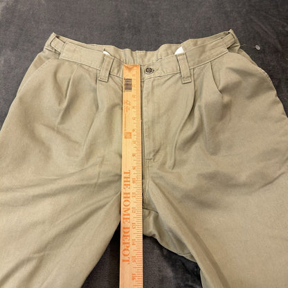 Dickies Chino Pants Mens 34x32" Brown Straight Work Canvas Wrokwear Casual