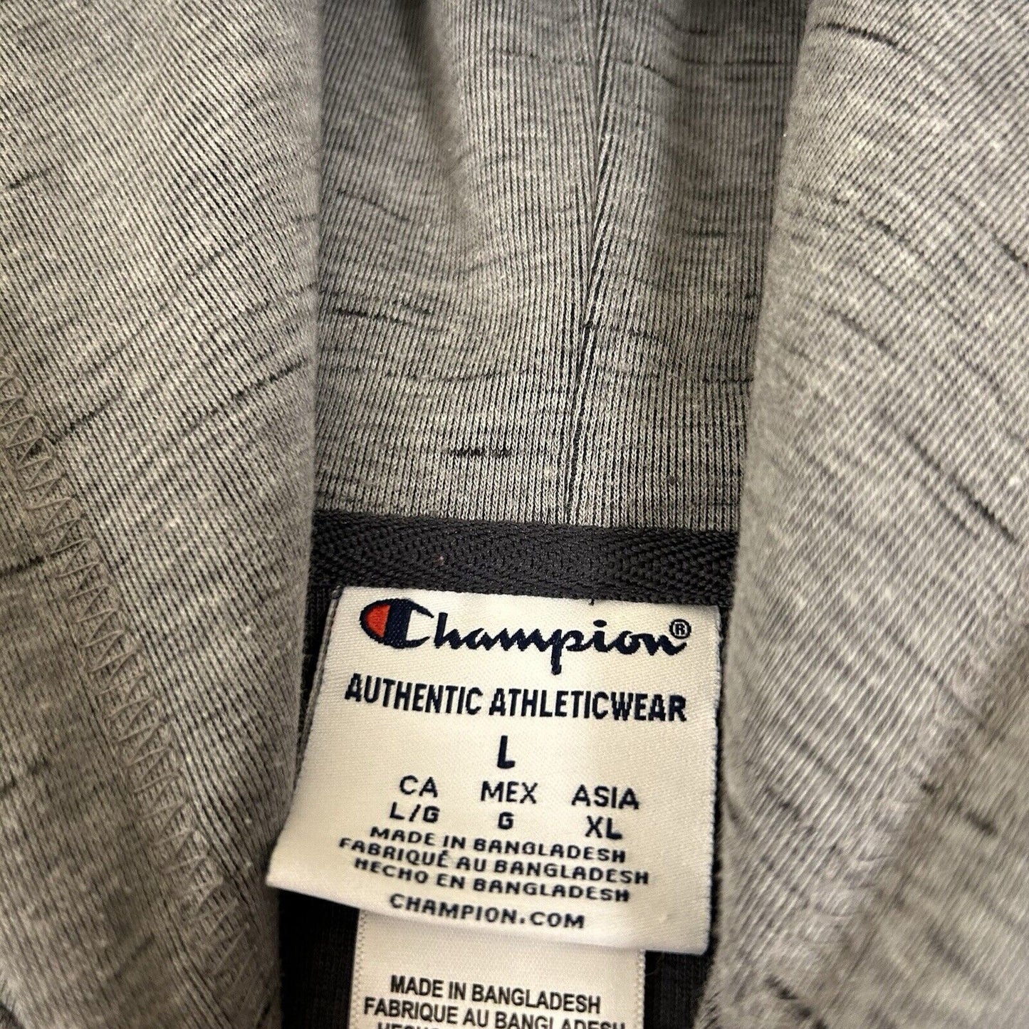 Minnesota Wild Sweater Mens Large Gray Hoodie Pullover Sweatshirt Champion NHL