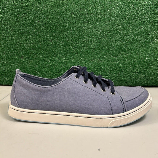 LL Bean Campside Oxford Womens 8.5 M Blue Canvas Shoes Sneakers Casual