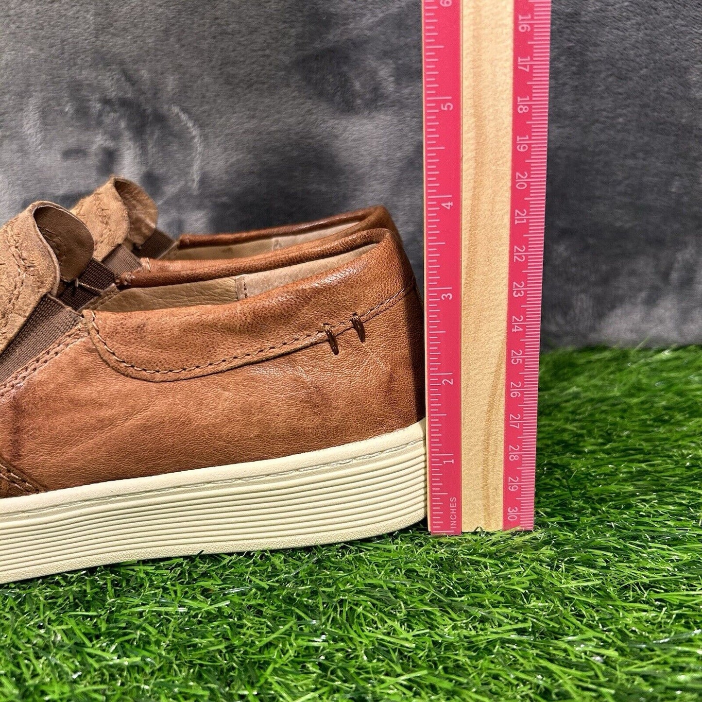 Sofft Somers III Womens 8.5 M Brown Leather Shoes Sneakers Slip On Casual Work