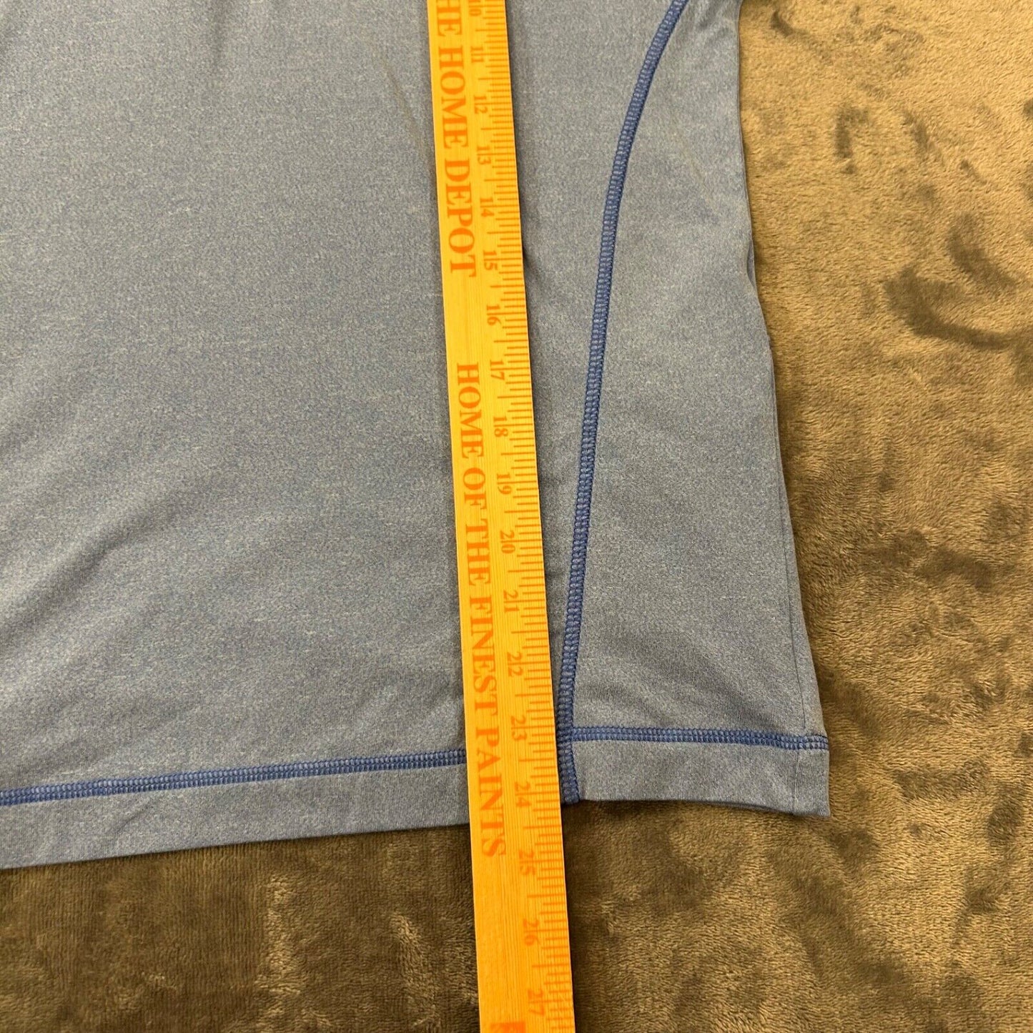 Hollister Sport Sweater Mens Medium Blue Pullover Quarter Zip Golf Sweatshirt