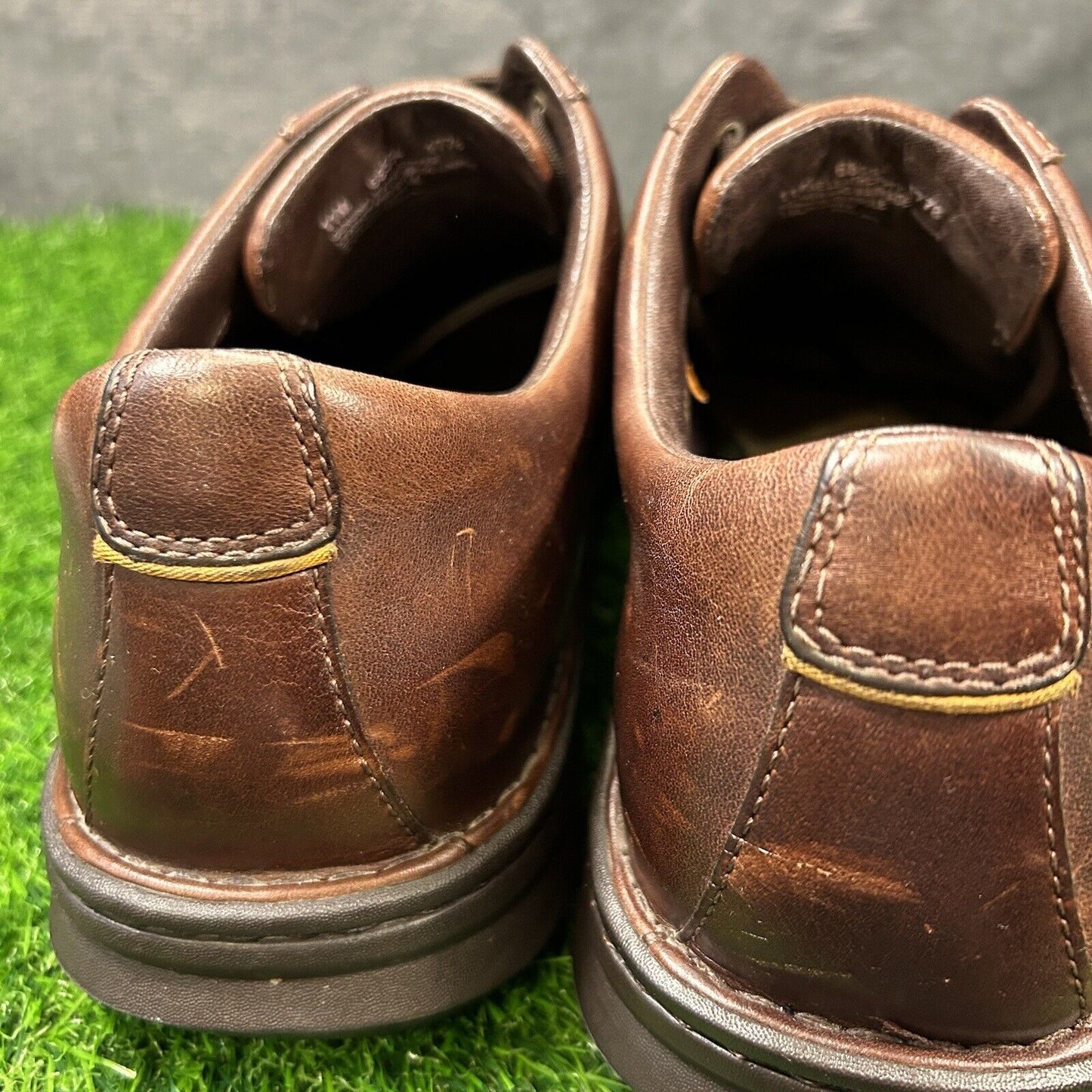 Timberland Smart Oxfords Mens 11 M Brown Dress Shoes LEather Lace Up Casual Work