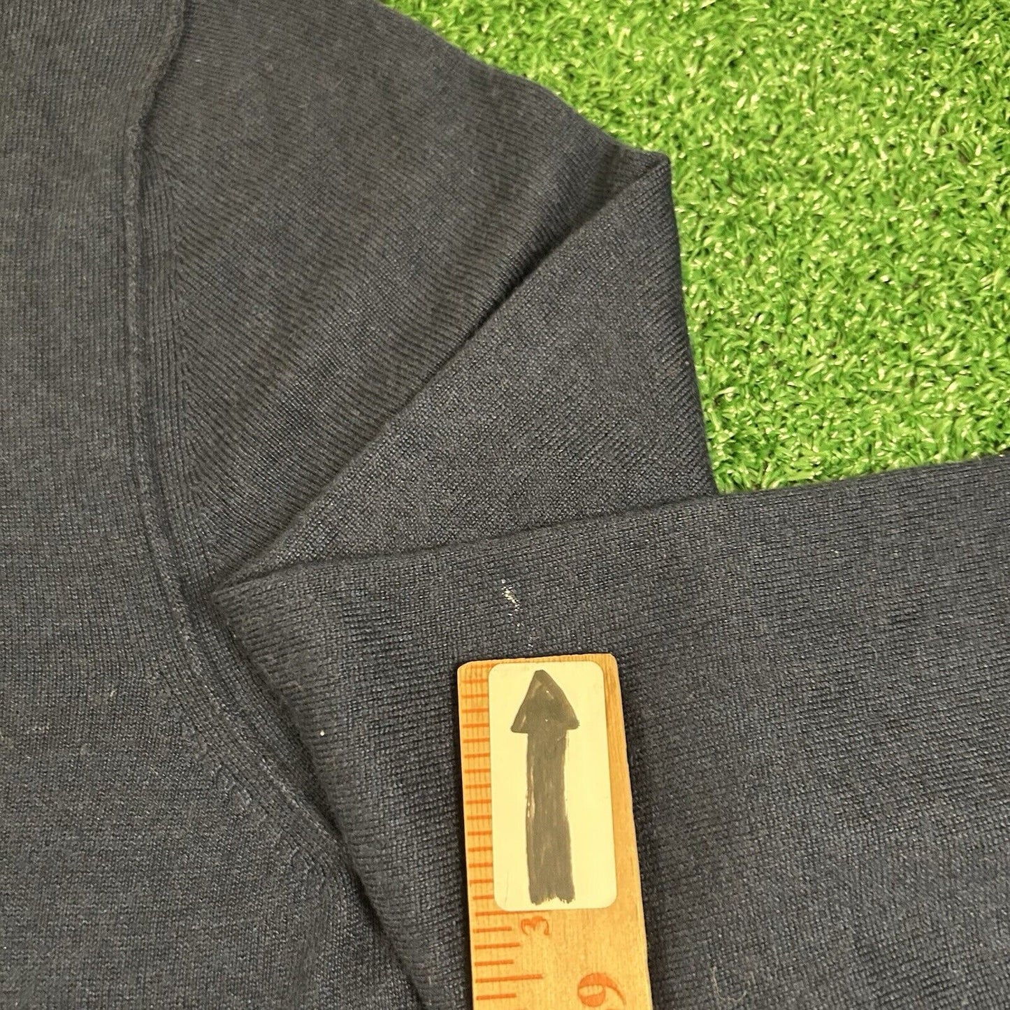 Banana Republic Sweater Mens Extra Large Navy Silk Cashmere Pullover Sweatshirt