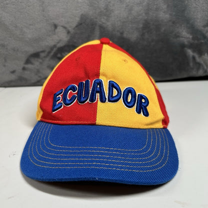 Ecuador Hat Cap Mens Snapback Red Yellow Blue Country Embroidered Adjustable