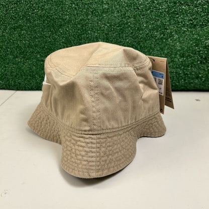 Nike Apex Bucket Hat Mens Medium Tan White Swoosh Outdoor Casual Y2K NEW