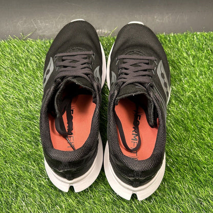 Saucony Kinavara 12 Womens 6.4 Black White Shoes Sneakers Athletic Running Gym