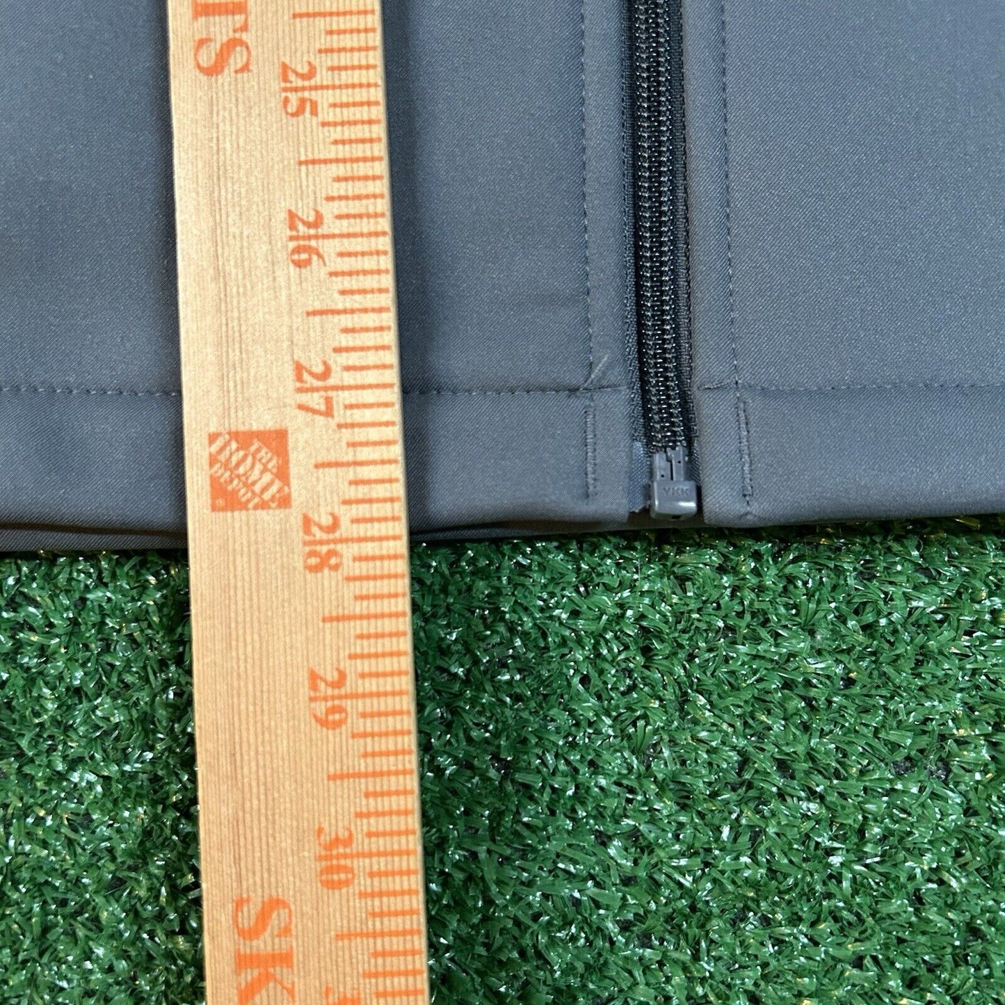 Columbia Softshell Jacket Mens Small Gray Full Zip Omni-shield Fleece Lined NEW