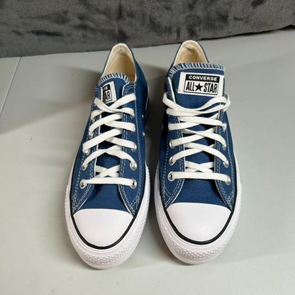 Converse All Star Lift Ox Low Top Platform Sneakers Blue Canvas Shoes Womens 7.5