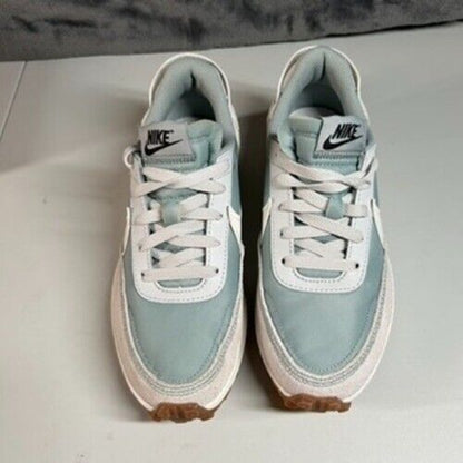 Nike Waffle Debut Sneakers Retro Style Blue Gray Running Athletic Womens 6.5