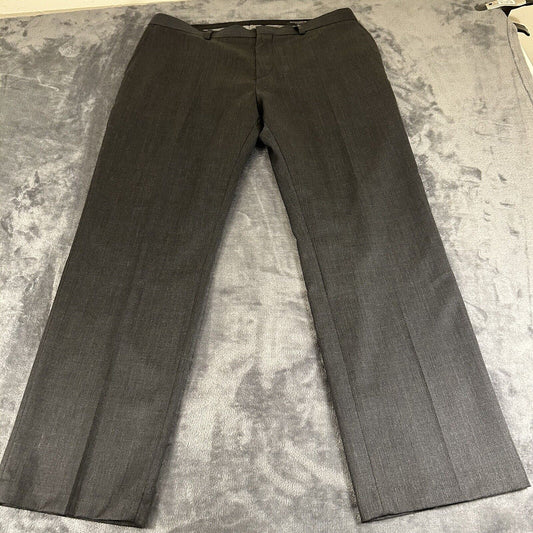 Banana Republic Dress Pants Mens 36x30 Gray Slacks Work Wool Tailored Slim Fit