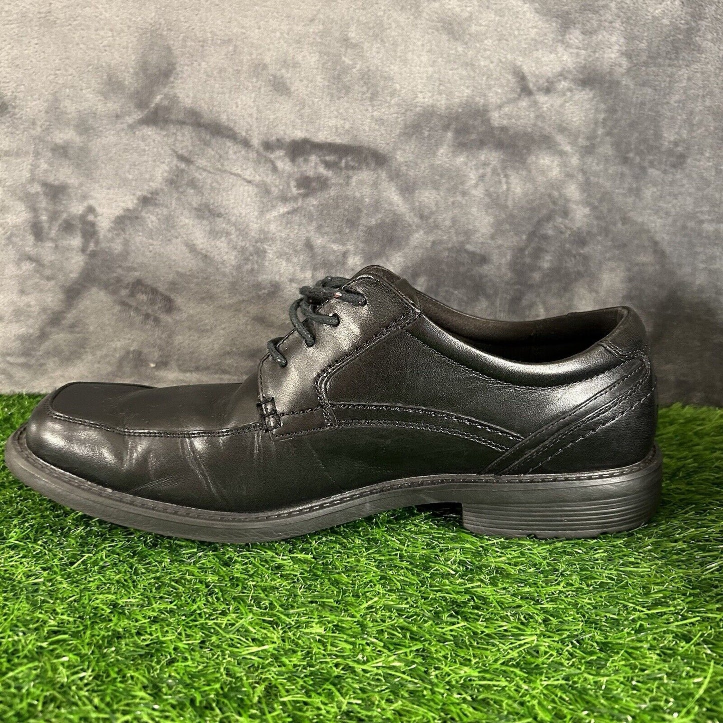 Rockport Oxfords Mens 12 M Black Dress Shoes Leather Lace Up Stability Comfort