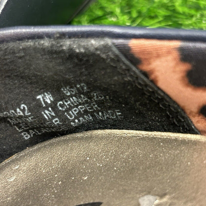 Clarks Bendables Flats Womens 7 W Blue Leather Shoes Slip On Casual Comfort