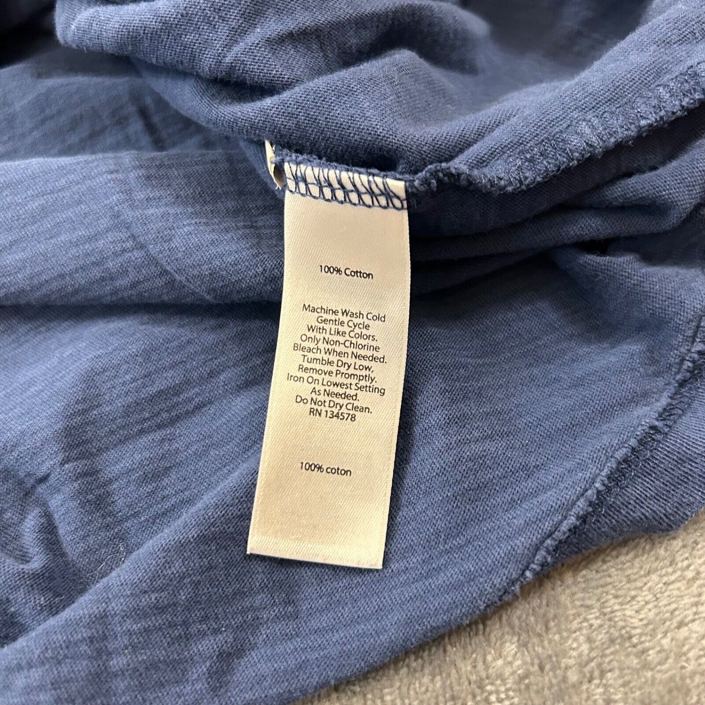 Vineyard Vines Sweater Womens Extra Small Blue Pullover Hooded Sweatshirt Casual