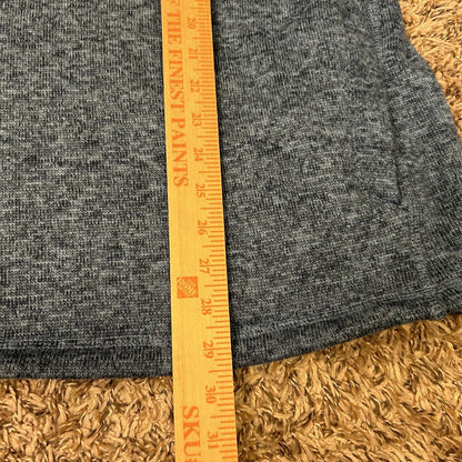 Eddie Bauer Fleece Sweater Mens XXL 2XL Blue Pullover Quarter Zip Outdoor