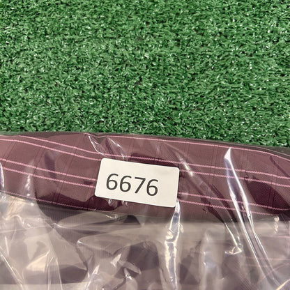 Izod Polo Shirt Mens Large Purple/Red Striped Short Sleeve Golf Athletic Preppy