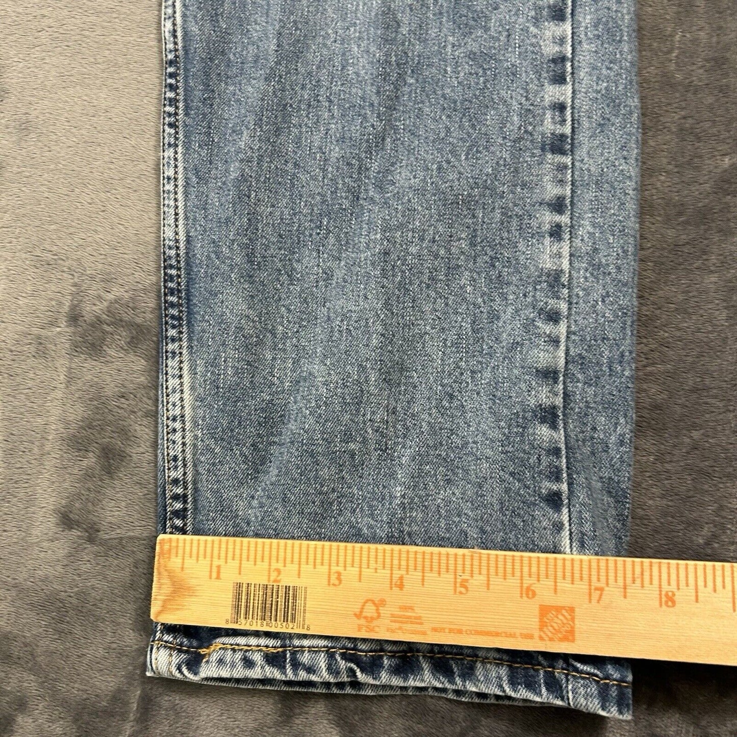 Levis 505 Jeans Mens 36x30" Blue Straight Denim Pants Casual Work See sizing