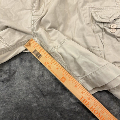 Polo Ralph Lauren Shorts Mens 40” Light Brown Cargo Casual Outdoor Hiking Pocket