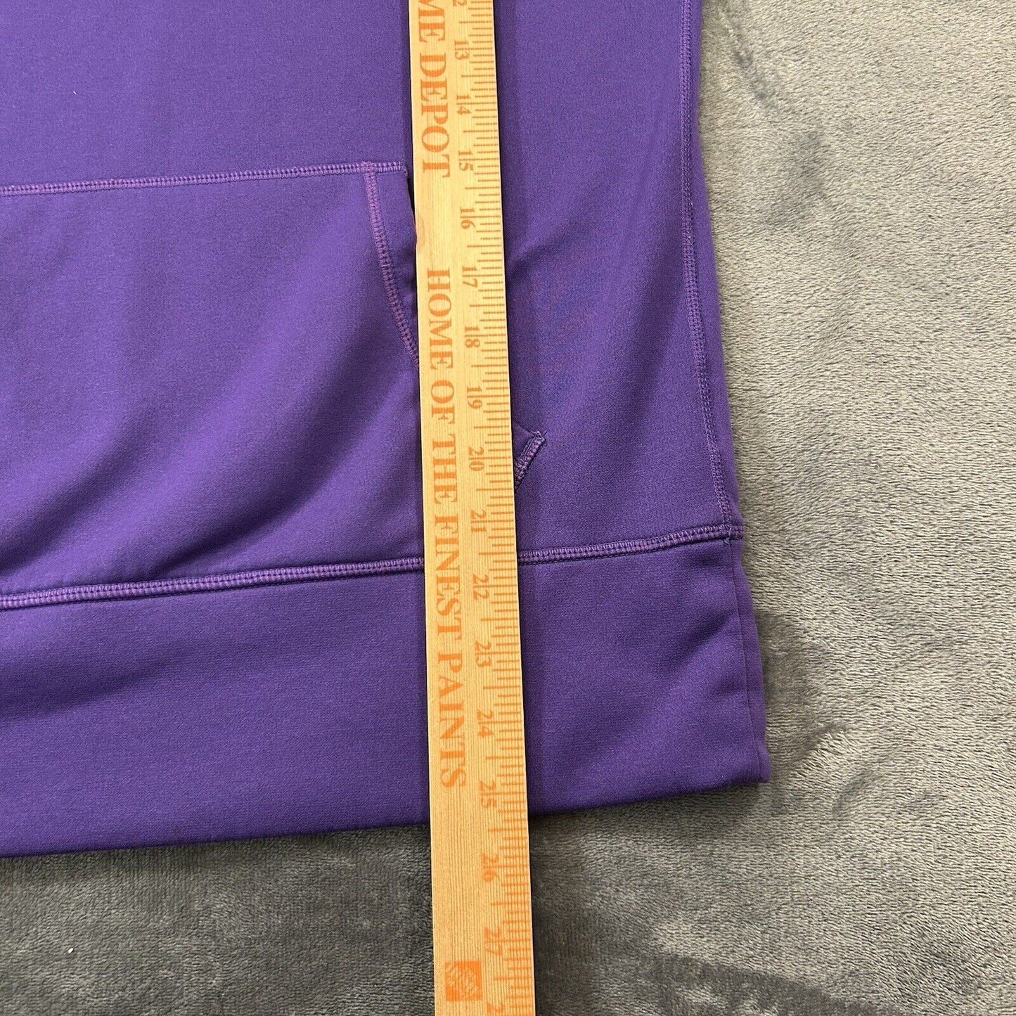 Nike Sweater Womens Medium Purple Pullover Hooded Sweatshirt Therma Fit Check