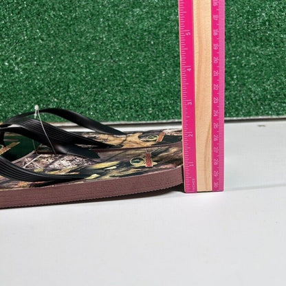 Mossy Oak Camo Flip Flops Sandals Thong Outdoor Comfort Slides Mens Large 11-12