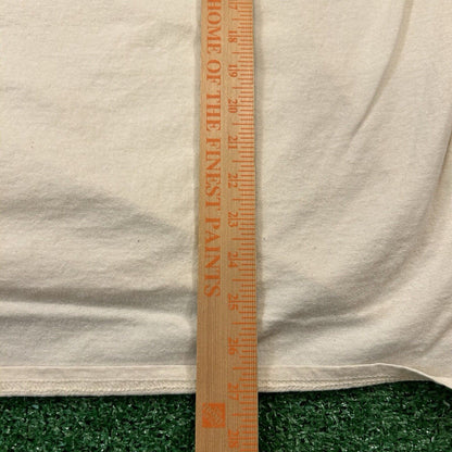 Fresh Vibes Shirt Mens Large Beige Short Sleeve Skulls Beer Skeleton Graphic Tee