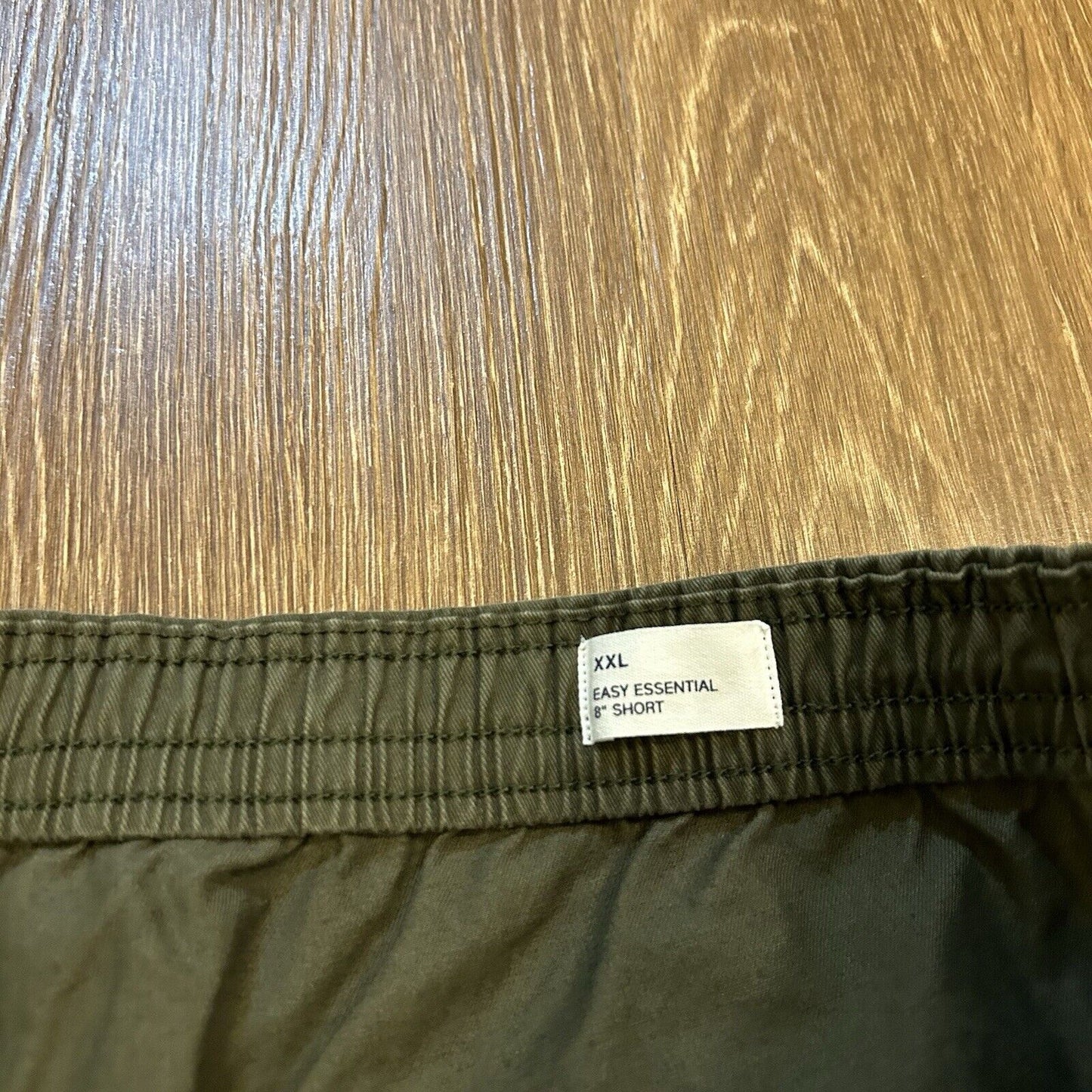Gap Easy Essential Chino Shorts Mens XXL 2XL 42" Green 8" Short Drawstring NEW
