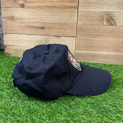 Minnesota Twins Hat Cap Mens Navy Strapback Paul & Minnie Big Logo Dairy Queen