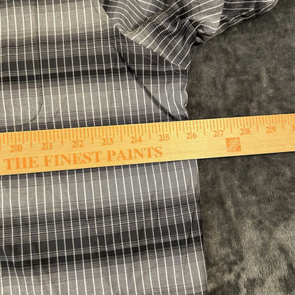 Tommy Bahama Shirt Mens XLT Gray Black Lazlo Ombre Stripe Button Up LS NEW $168