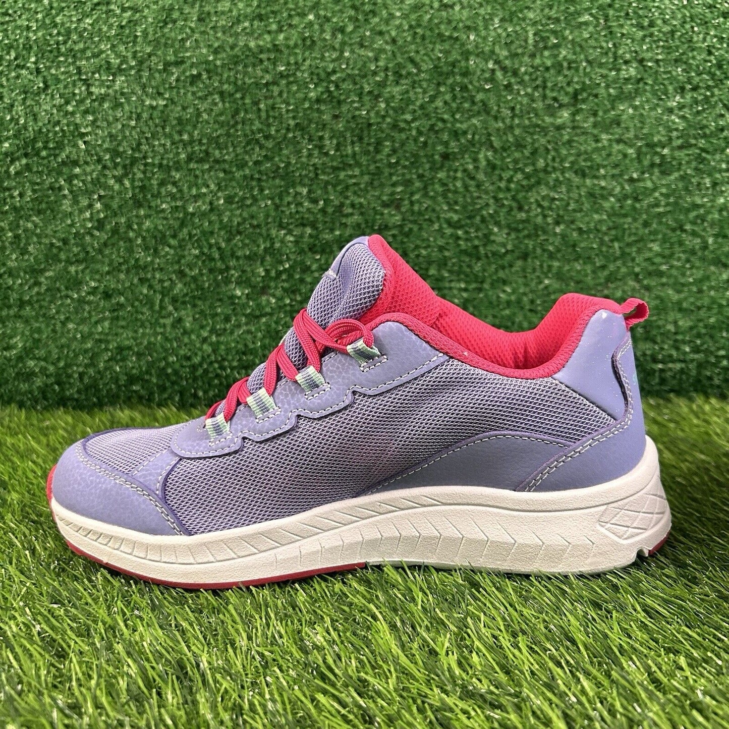 Saucony Dash Kids 5Y Purple Blue Shoes Sneakers Athletic Leather Comfort NEW