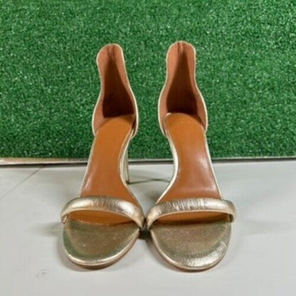 H by Halston Alison Heels Gold Metallic Stiletto Evening Party Shoes Women 9.5 M