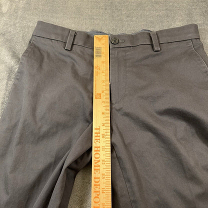 Dockers Chino Pants Mens 32x32" Gray Straight Fit Canvas Casual Work Comfort