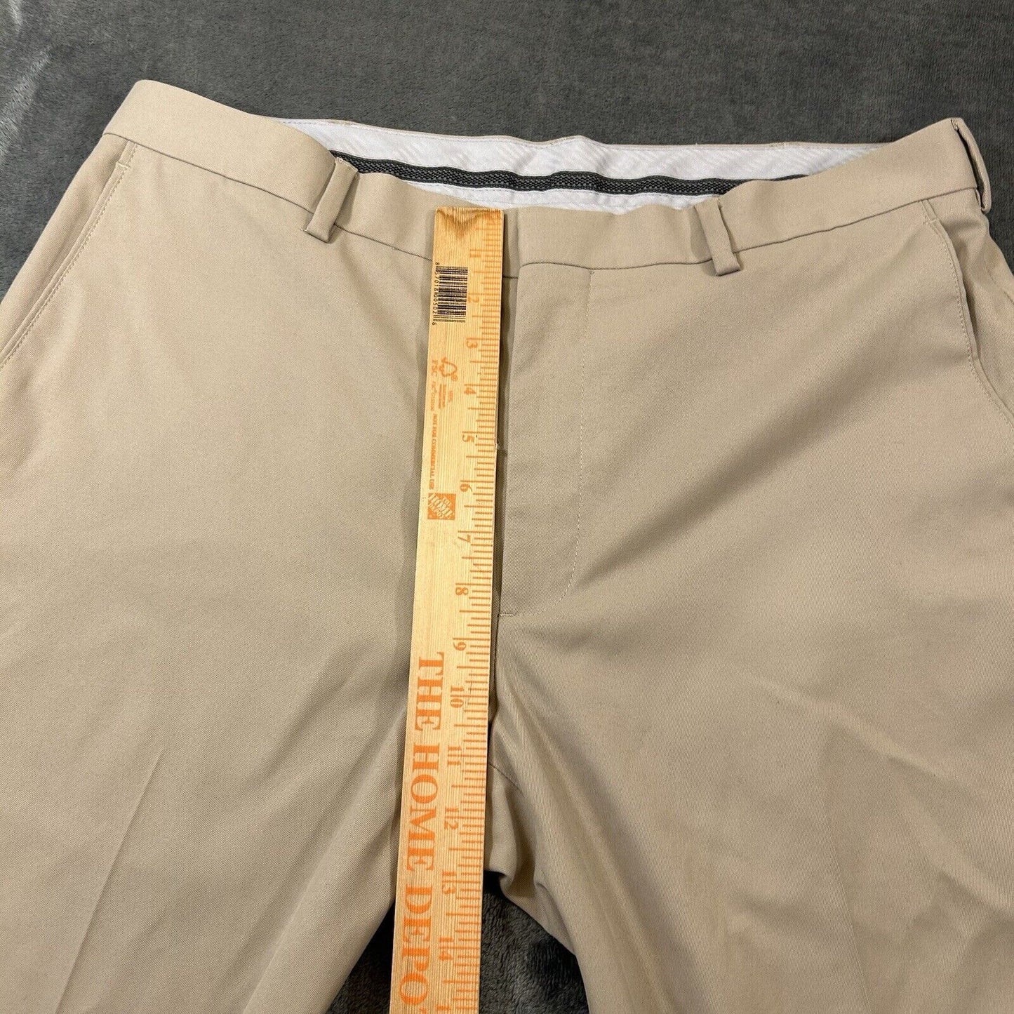 PGA Tour Dress Pants Mens 36x32" Brown Slacks Golf Work Stretch Athletic Pockets