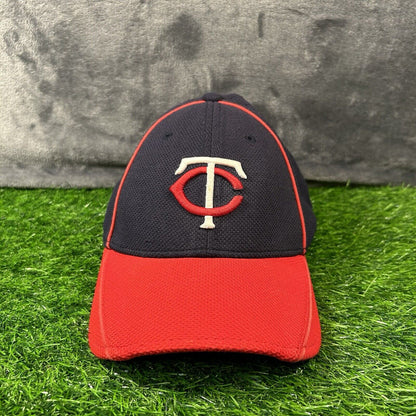 Minnesota Twins Hat Cap Mens Medium Large Navy Red New Era Batting Practice MLB