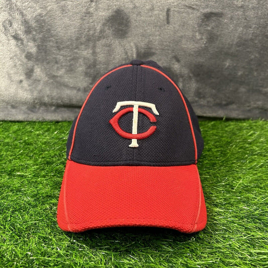 Minnesota Twins Hat Cap Mens Medium Large Navy Red New Era Batting Practice MLB