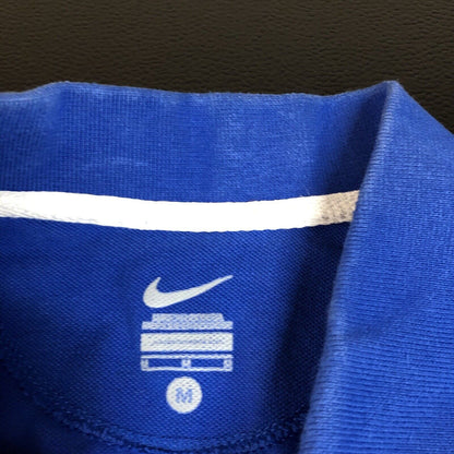 Nike Duke Blue Devils Polo Shirt Mens Medium Blue Short Sleeve Swoosh College