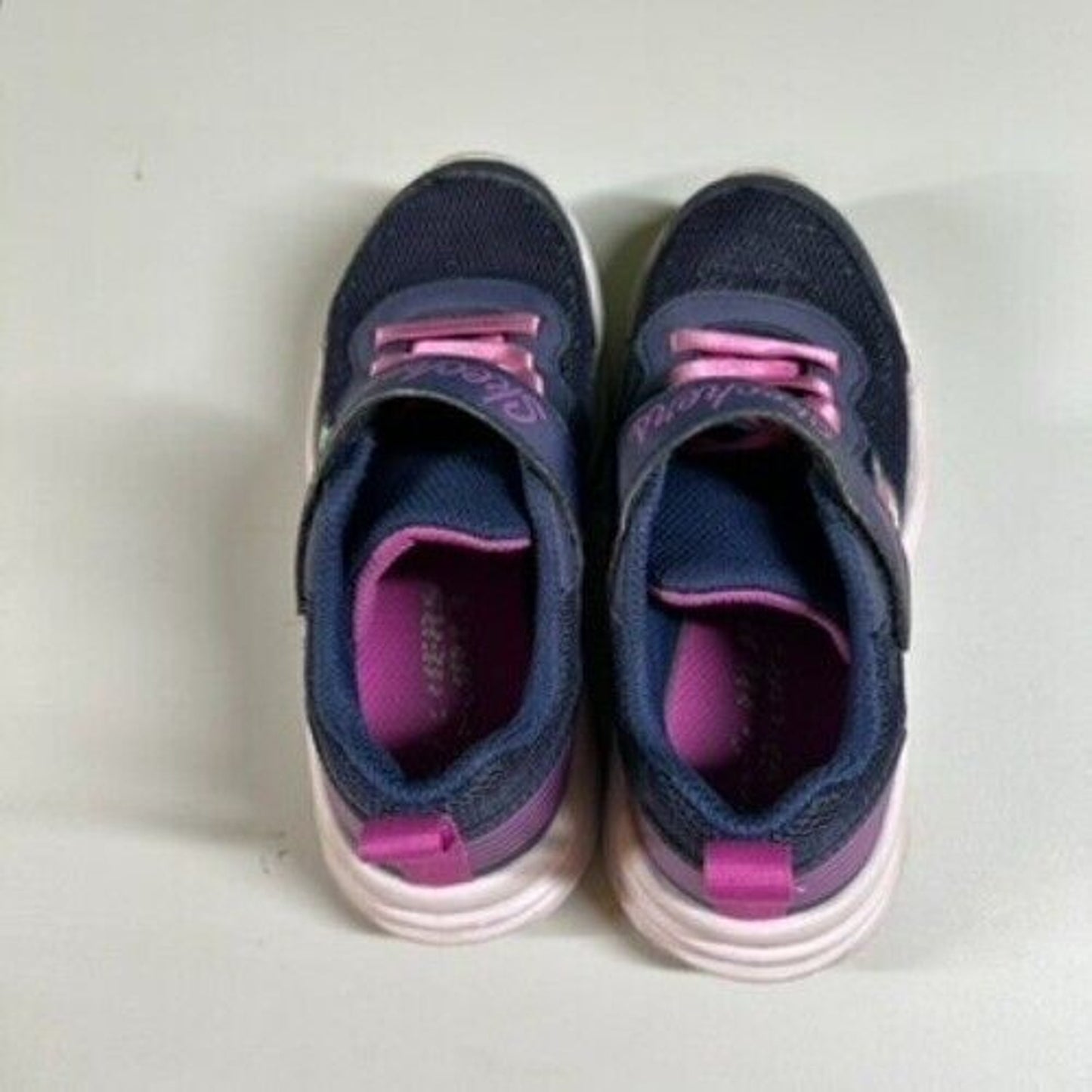 Skechers Kids Athletic Sneakers Pink Shoes Hook and Loop Closure Girls 11