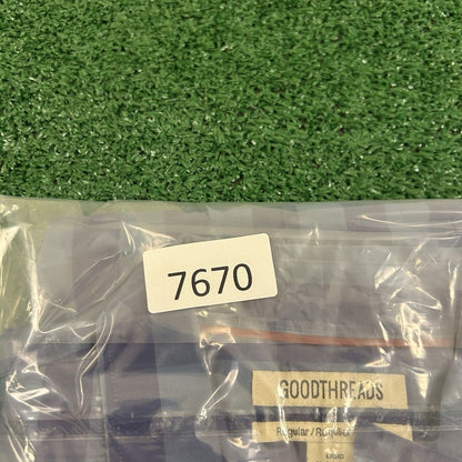 Goodthreads Shirt Mens Large Blue Check Work Preppy Button Up Long Sleeve