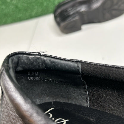 Born Boc Nadiyya Clogs Womens 8.5 M Black Pebbled Leather Shoes Slip On Nurse