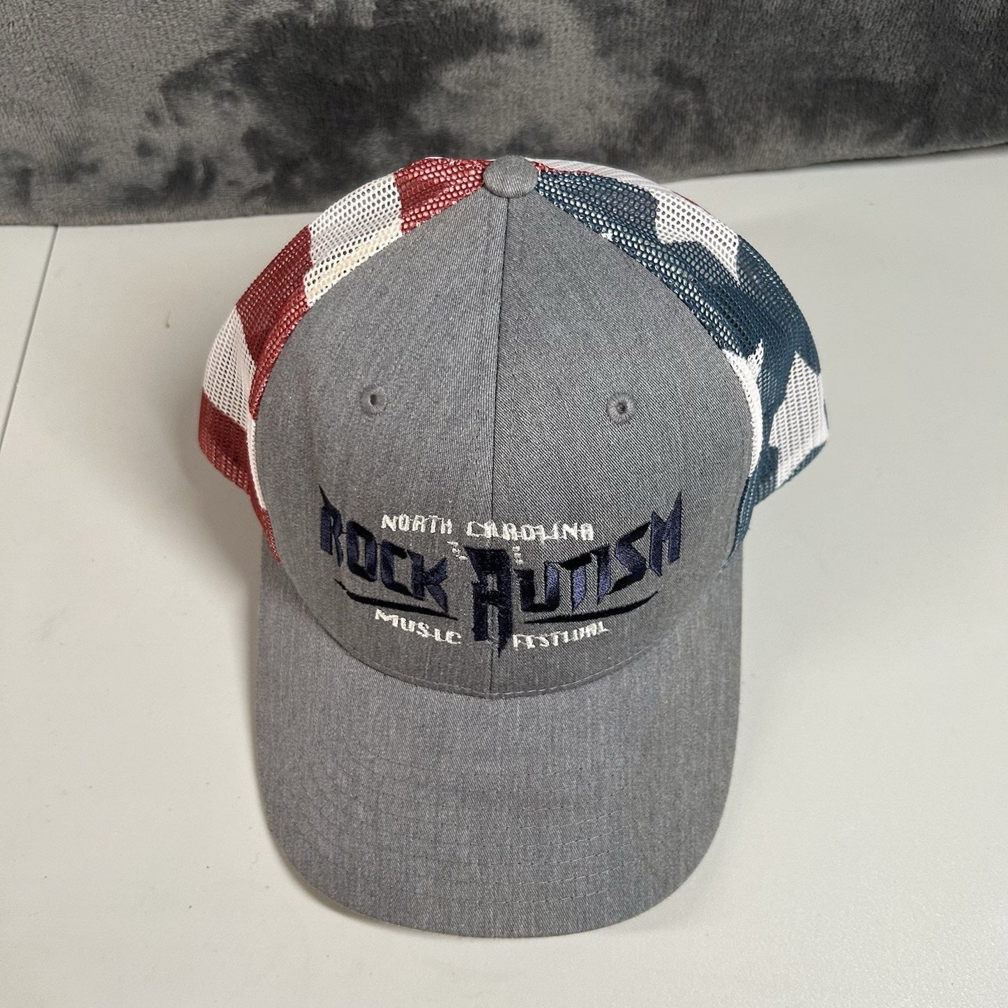 Rock Autism Music Festival Hat Cap Adult Snapback Usa Mesh Back Adjustable