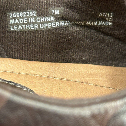 Clarks Artisan Shoes Womens 7 M Brown Black Loafer Flats Leather Slip On Strap