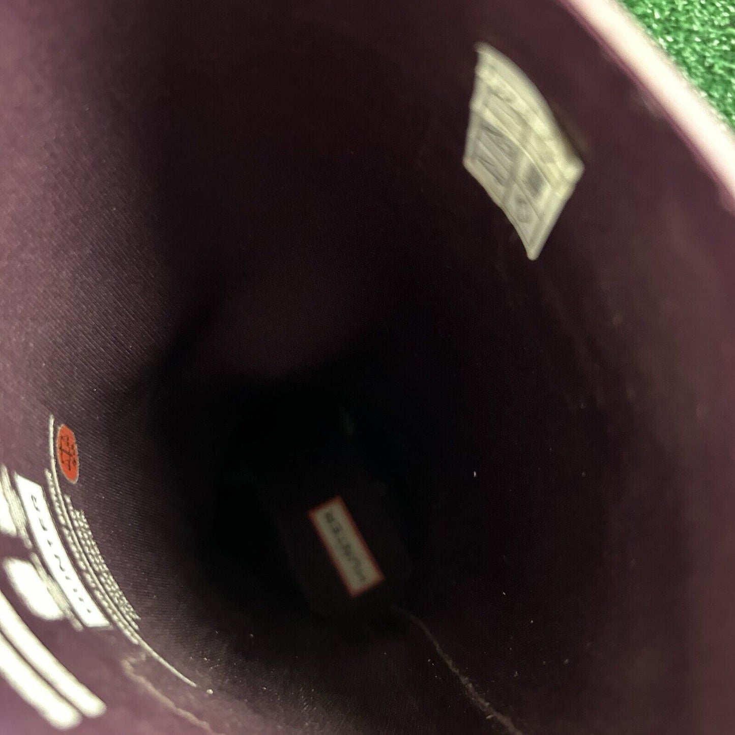 Hunter Original Tall Rain Boots Youth Kids 6 Purple Buckle Rubber Waterproof