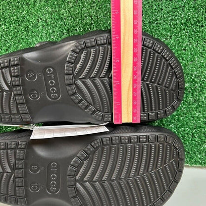 Crocs Classic Lined Overpuff Clogs Comfort Slip On Casual Black Mens 8 New