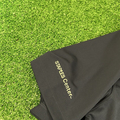 Nike Golf Polo Shirt Mens Large Navy Short Sleeve Dri-Fit Work Staples Center