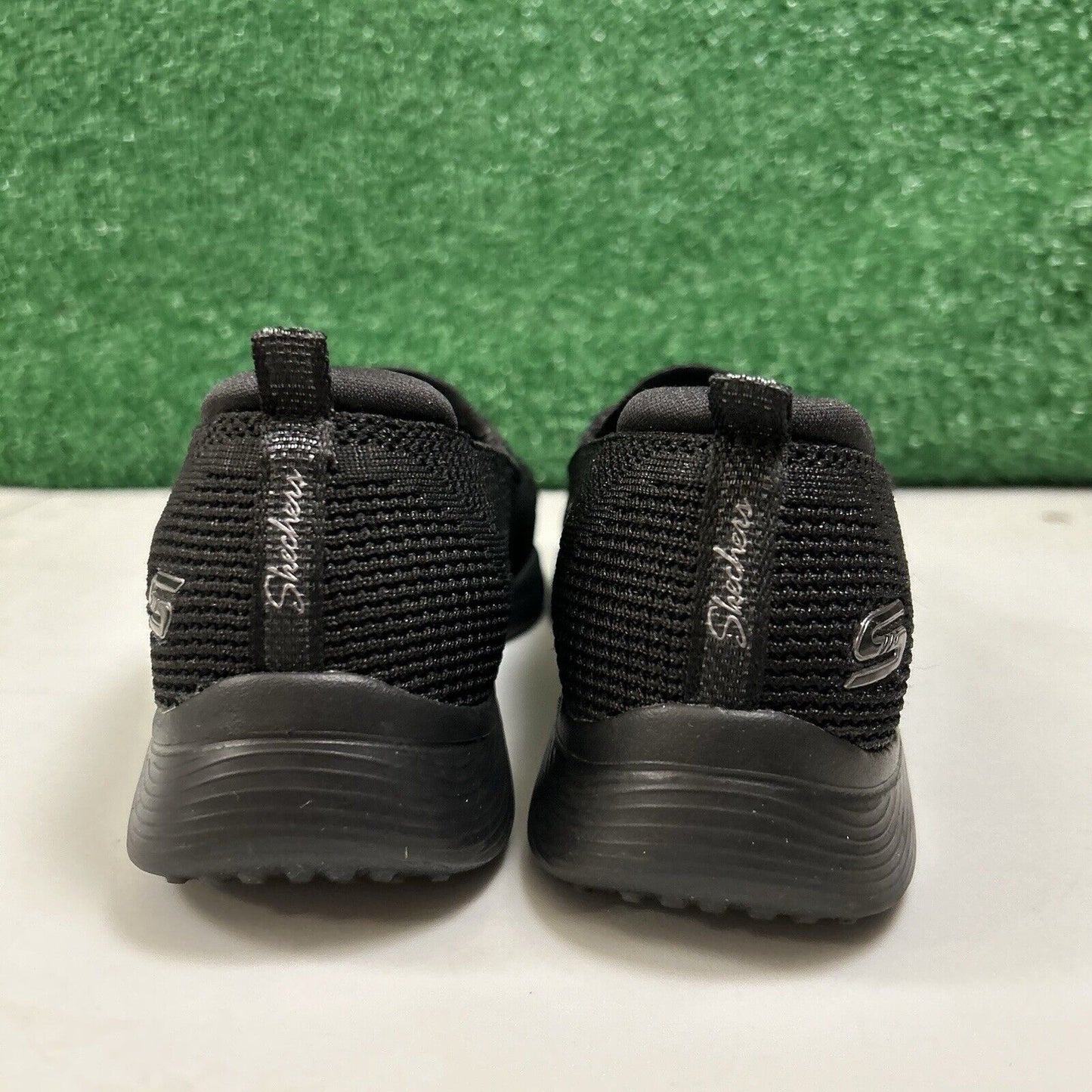 Skechers Microburst 2.0 Loafer Womens 8 Black Slip On Shoes Casual Comfort