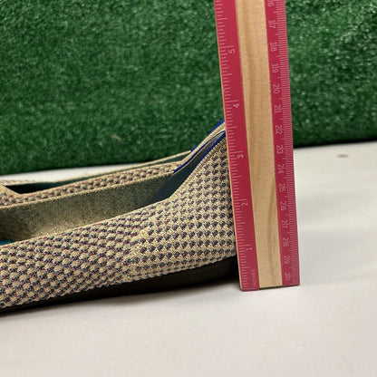 Rothys Multi Metallic Flats Womens 12.5 Cream Casual Comfort Limited Edition