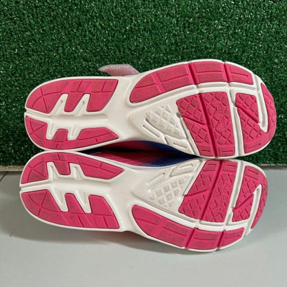 Tsukihoshi Kids Racer Sneakers Pink & Blue Hook and Loop Closure Youth 3Y