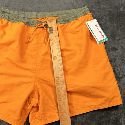 Marmot Juniper Springs Shorts Men Large 34" Orange Drawstring Swim 5" Inseam NEW
